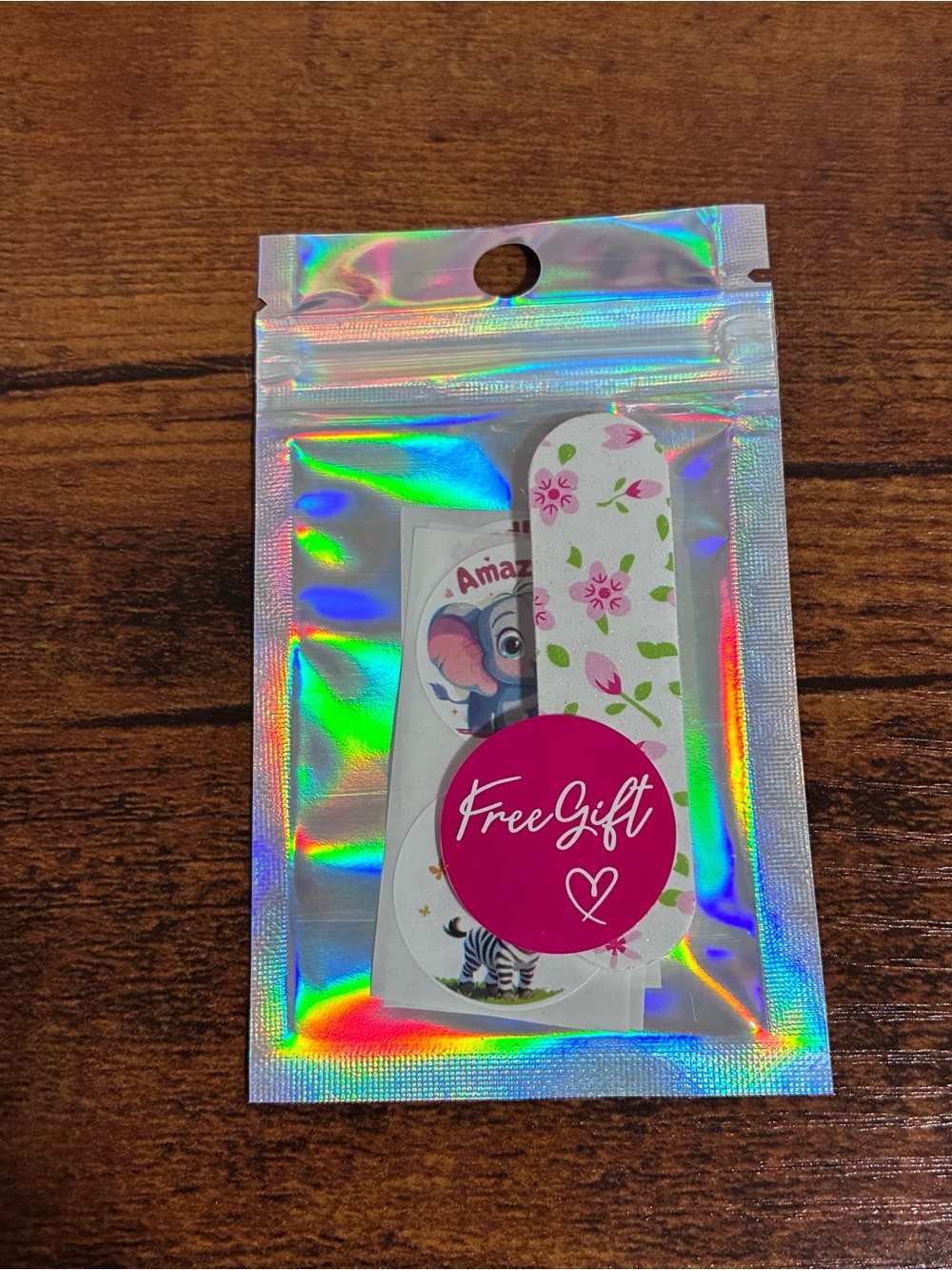 Resellers FreeGift Pink Floral Nail File Set - Unbranded 50 Per Set